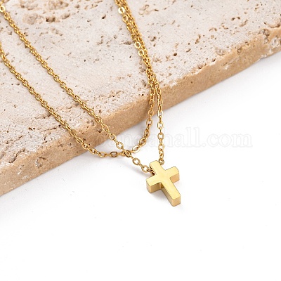 Браслеты с подвесками из нержавеющей стали 304 BJEW-K265-01G-1