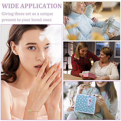 Набор для самостоятельного изготовления браслета со слайдером Word Mom Link DIY-UN0003-70-1