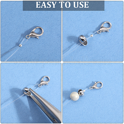 200 шт. 2-х цветные латунные крышки для обжимных бусин KK-SP0001-89-1