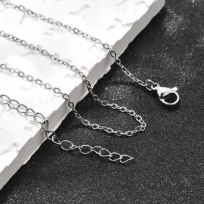 Ожерелье из не тускнеющей нержавеющей стали 304 с цепочкой STAS-T040-PJ204-40-1