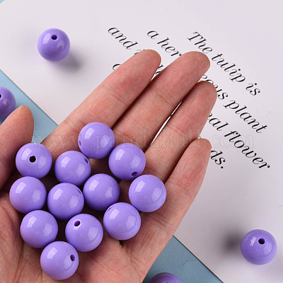 Непрозрачные акриловые бусины MACR-S370-C16mm-A32-1