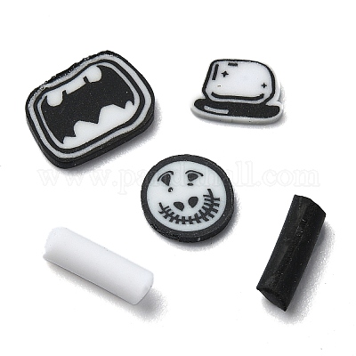 Кабошоны из полимерной глины ручной работы на тему Хэллоуина CLAY-M005-18-1