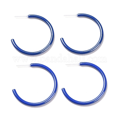 Гипоаллергенные серьги-гвоздики из биокерамики с цирконием и керамикой&nbsp;EJEW-Z023-01D-1