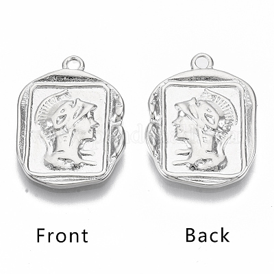 Латунные подвески&nbsp;KK-R126-027P-NF-1