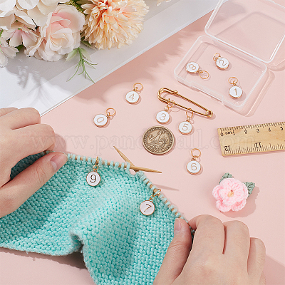 10 шт. сплав эмали кулон фиксирующие маркеры петель JEWB-BC00004-1