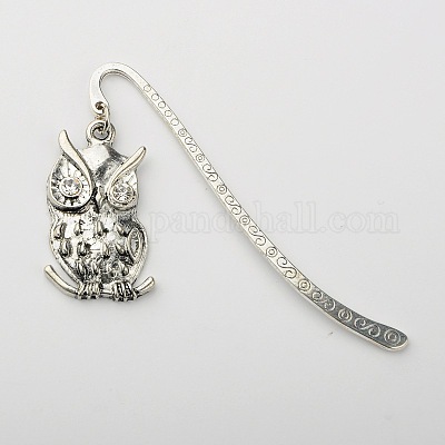 Тибетский стиль закладки сплава птиц X-AJEW-JK00065-1