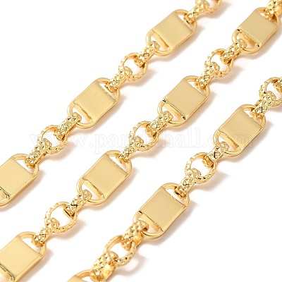 Цепи с латунным кольцом и прямоугольным звеном CHC-I040-03G-1