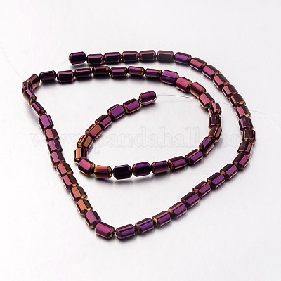 Chapelets de perles en hématite synthétique sans magnétique&nbsp;G-F300-01B-04-1