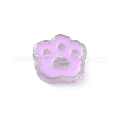 Прозрачного акрилового Европейский бисером&nbsp;OACR-CJC0006-03E-1