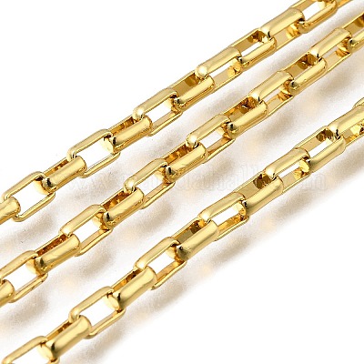 Латунные прямоугольные цепи CHC-G025-01G-1