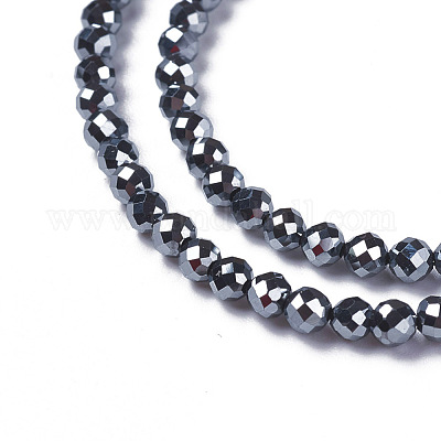 Терагерц каменные бусы пряди G-F596-37-2mm-1