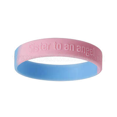 Браслеты из силиконового браслета BJEW-TW0001-02-1