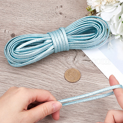 10м складной шнур из блестящей искусственной кожи&nbsp;OCOR-GF0004-11G-1