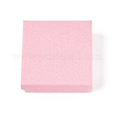 Квадратная картонная коробка для ожерелья CBOX-Q038-02-01D-1