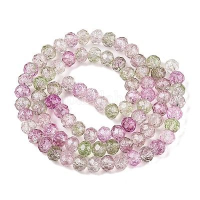 Прозрачные стеклянные бусины GLAA-T023-6mm-A16-1