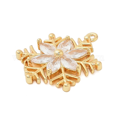 Латунные подвески с микропаве из кубического циркония KK-I380-02G-1