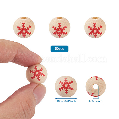 Натуральные деревянные бусы WOOD-TAC0010-02A-1