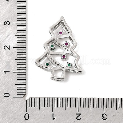 Латунные микро проложить кубического циркония подвески KK-L258-01P-B01-1