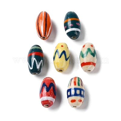 Фарфоровые бусины ручной работы PORC-G011-05-1