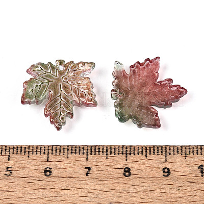 Подвески из прозрачного стекла с росписью для запекания DGLA-N014-11B-01-1