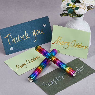 2 рулон фольги для горячего тиснения пэт DIY-FH0007-25-1