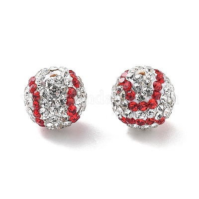 Бусины со стразами PORC-A027-01A-1