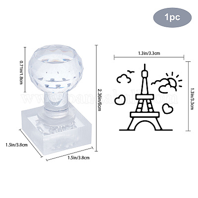 Clear Acrylic Soap Stamps 