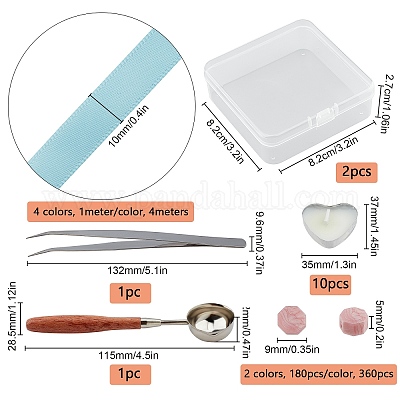 Наборы для изготовления штампов из воска своими руками DIY-CP0003-87B-1