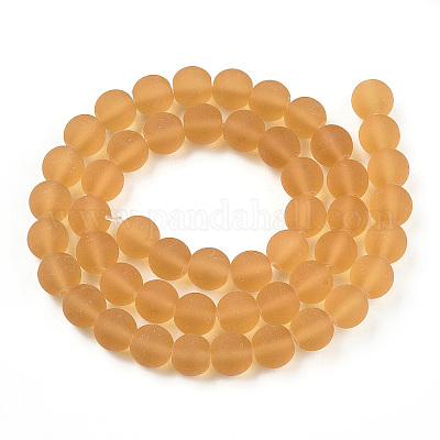 Прозрачные стеклянные бусины GLAA-T032-T8mm-MD08-1