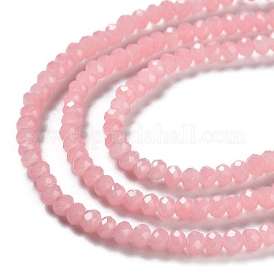 Запекание расписных стеклянных бусин с имитацией нефрита DGLA-A034-J4MM-A3-1