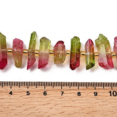 Гальванические природный кристалл кварца бусы пряди G-F800-D11-1