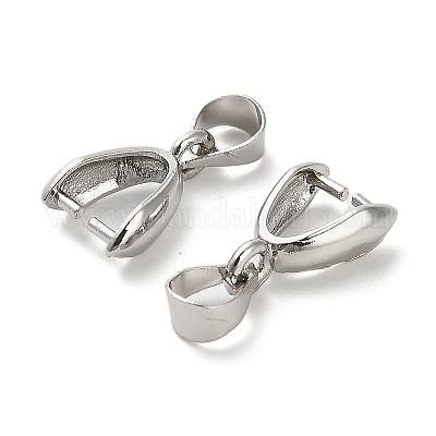 Латунные держатели кулонов с покрытием стойки KK-R211-05P-1