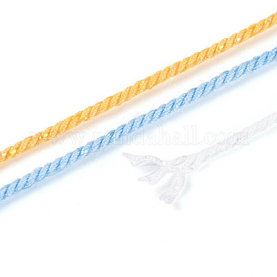 35 м окрашенный сегментный хлопковый шнур для макраме&nbsp;OCOR-T017-06J-1