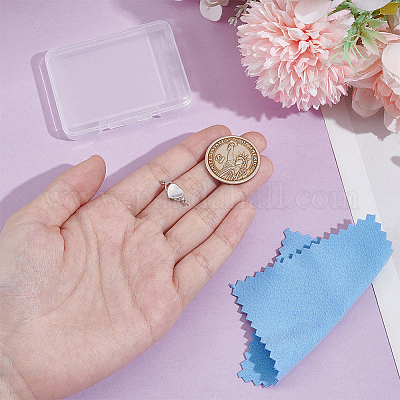 1 шт. застежки-коробочки из стерлингового серебра STER-GO0001-70A-1