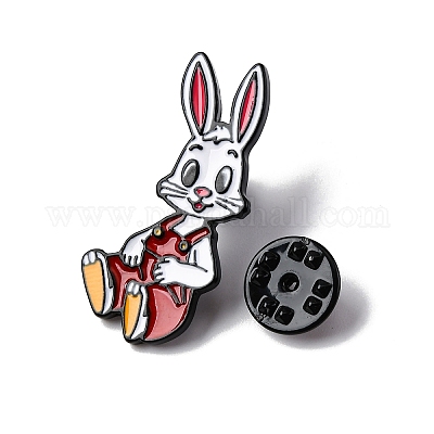 Булавки с эмалью кролика JEWB-D300-02EB-02-1