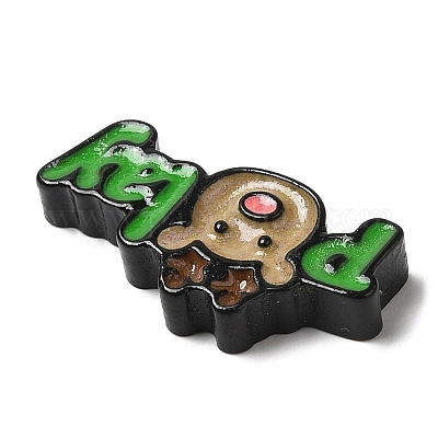 Кабошоны из непрозрачной рождественской смолы CRES-D015-01A-1