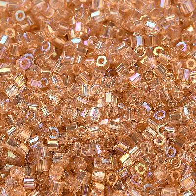 Прозрачные цвета ab стеклянный бисер SEED-S042-19B-05-1