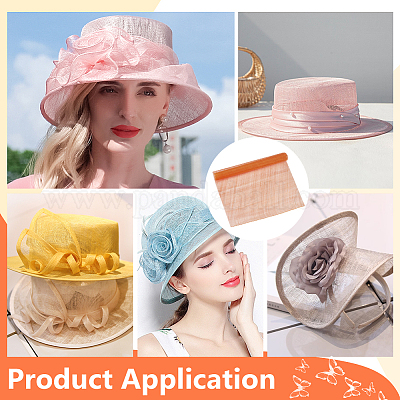 Ткань синамей для шляп DIY-WH0888-606B-1