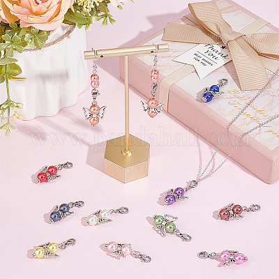 Украшение подвески из акрила и сплава HJEW-UN00019-1