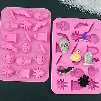 Large Silicone Skull Candle Mold for Candle Making DYI Resin, Chocolate,  Ice Craft Halloween 