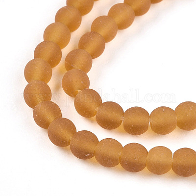 Прозрачные стеклянные бусины GLAA-T032-T4mm-MD23-1