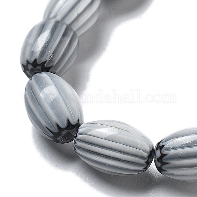 Ручной работы millefiori стеклянные бусины нитки LAMP-F035-12L-1