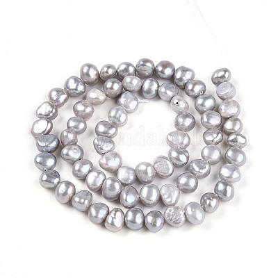 Нити из натурального культивированного пресноводного жемчуга PEAR-N014-06H-1