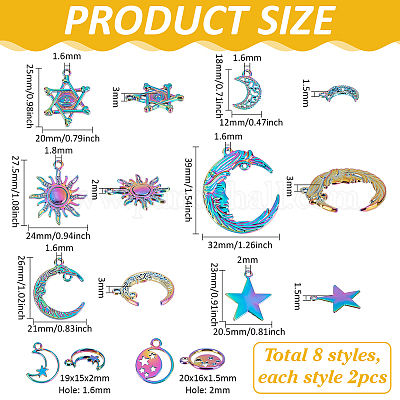 Подвески из сплава 16шт 8 стиля FIND-PH0007-27-1