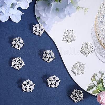 16 шт. пуговицы со стразами из сплава BUTT-GF0003-69-1