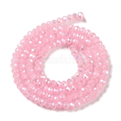 Запекание гальванических нитей стеклянных бусин DGLA-A039-J4mm-B15-1