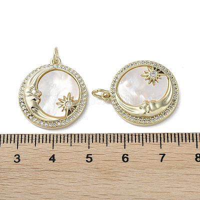 Латунные микро проложить кубического циркония подвески KK-G485-17D-G-1