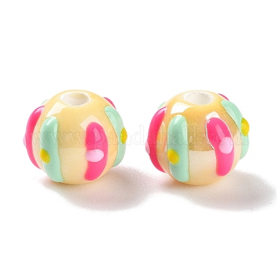 Фарфора ручной работы бисер нитей PORC-L078-01G-1