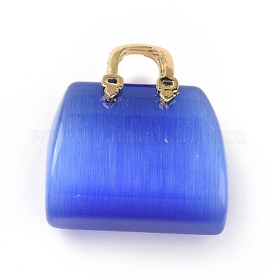 Подвески кошачий глаз G-P490-01G-06-1