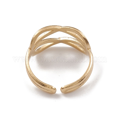 Ионное покрытие (ip) манжетные кольца из нержавеющей стали 304 RJEW-G285-40G-1